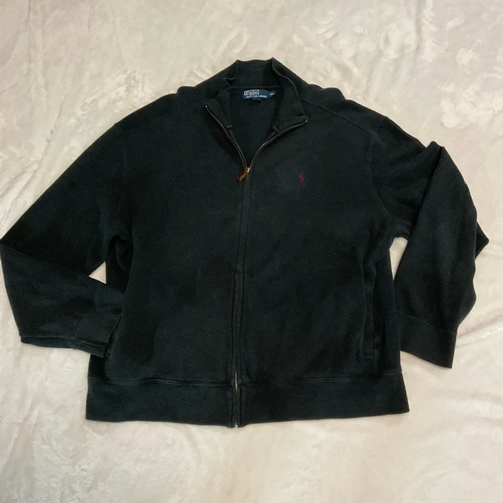 Vintage Polo by Ralph Lauren Black Men's Sweater